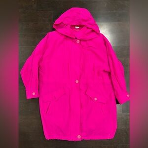 Vintage Liz Moody lightweight coat - pink pink pink!
